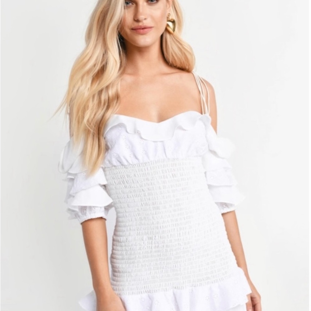 For Love And Lemons White Mini Dress - Picture 5 of 12